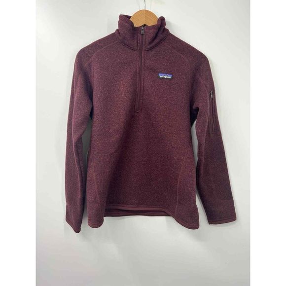 Patagonia Jackets & Blazers - Patagonia Better Sweater Fleece Jacket size Maroon Medium 1/4 Zip